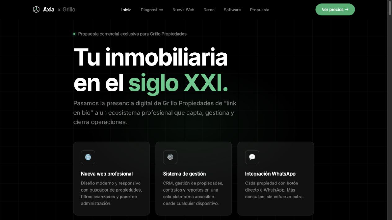Grillo Propiedades — Presentación